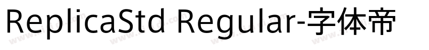 ReplicaStd Regular字体转换